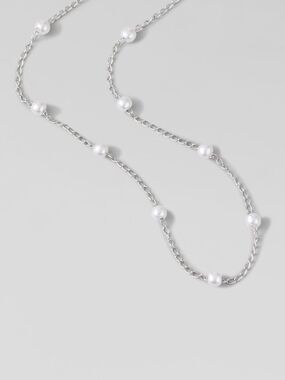 Nura Pearl Silver Necklace - Beautiful Earth